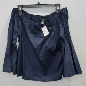 Sak fifth avenue casual top off shoulder top